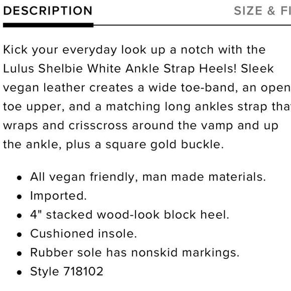 Lulu’s SHELBIE White Leather Ankle Strap Stacked Heel Open Toe Sandals - Picture 4 of 16